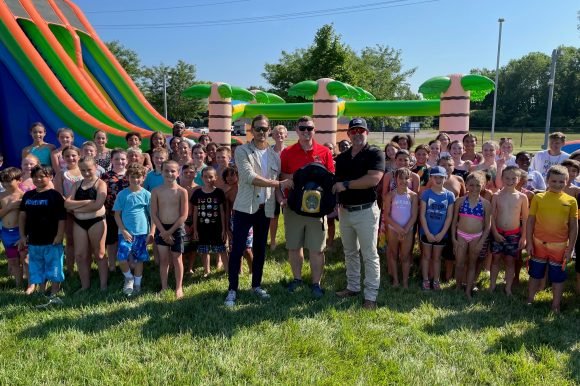 Community Donates New AED for Summer Explorers Program