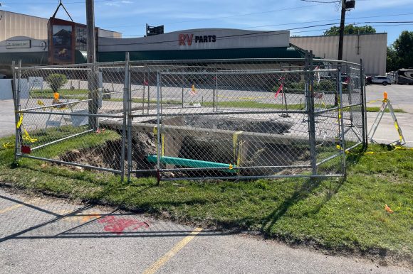 UPDATE: Repairs to Marriott Drive Sinkhole Expected to Take Up to Six Weeks