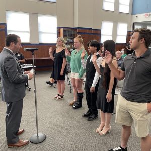 First Clarksville Youth Council Sworn-In During Town Council Meeting