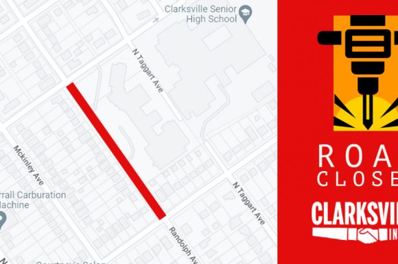 Section of Clarksville’s Randolph Ave Closed for Four Weeks