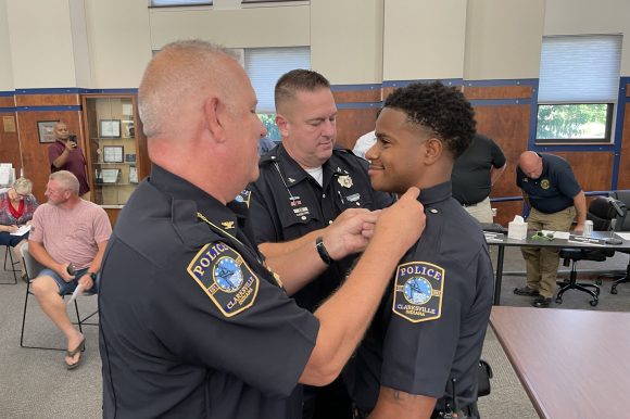 Dreams Become a Reality for the Clarksville Police Department’s Newest Officer