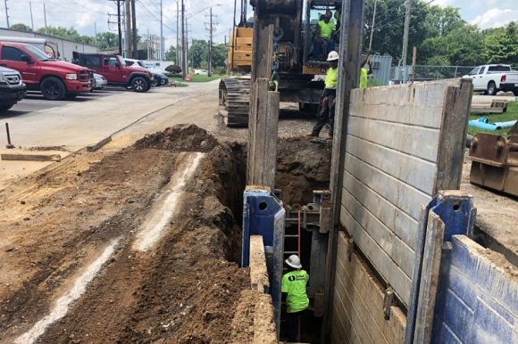 Cover Lincoln Drive Digging