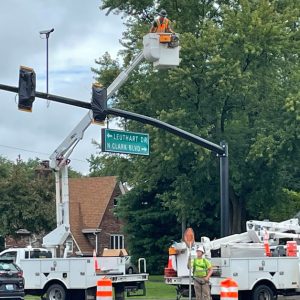 New Traffic Light and Safety Improvements Added to Brown Station Way