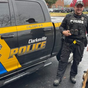 Clarksville Police K9 ‘Argo’ Recovering Following Police Chase of Armed Suspect