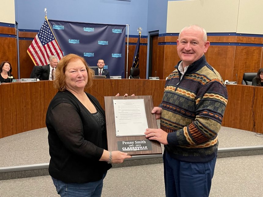Town Council Recognizes Former Police Officer for Years of Service