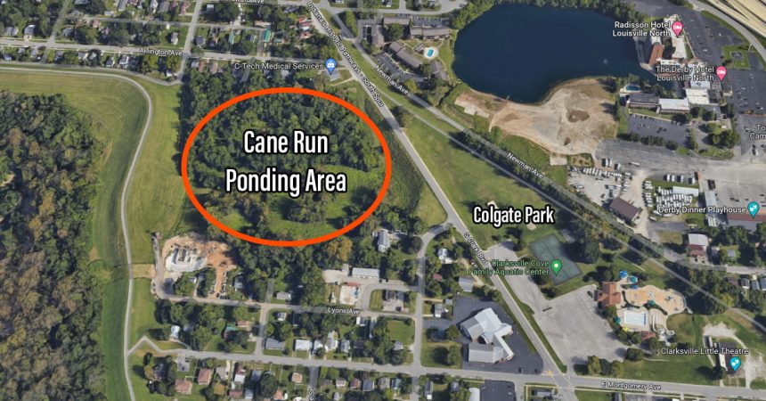 Flooding Test Scheduled for Clarksville’s Cane Run Ponding Area