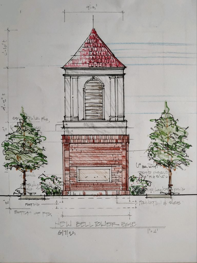 Renovated Bell Tower Rendering