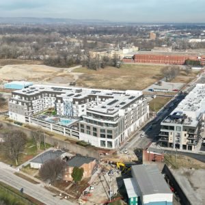 Aerial view of South Clarksville.