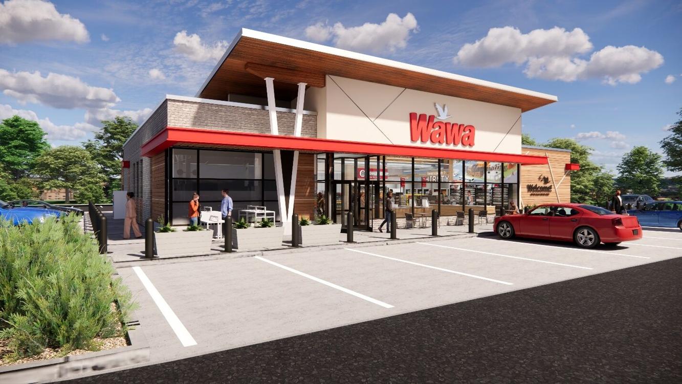 Illustration of the new Clarksville WaWa.