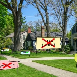 Residents Reminded Not to Place Yard Signs in Public Right-of-Way