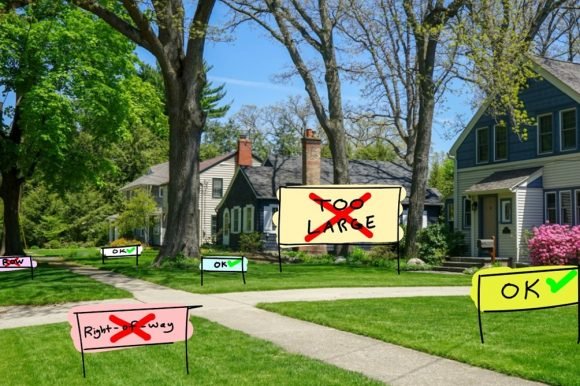 Residents Reminded Not to Place Yard Signs in Public Right-of-Way