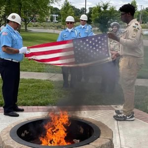 Clarksville Scout Troop Celebrating Flag Day with Public Flag Retirement