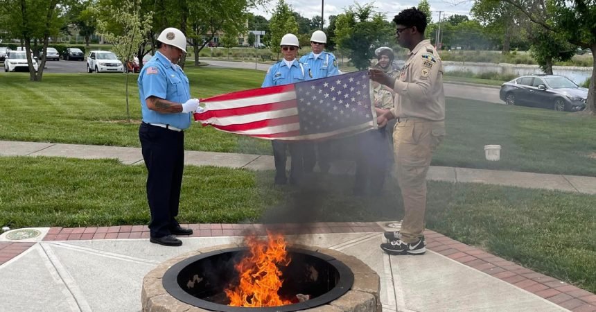 Clarksville Scout Troop Celebrating Flag Day with Public Flag Retirement