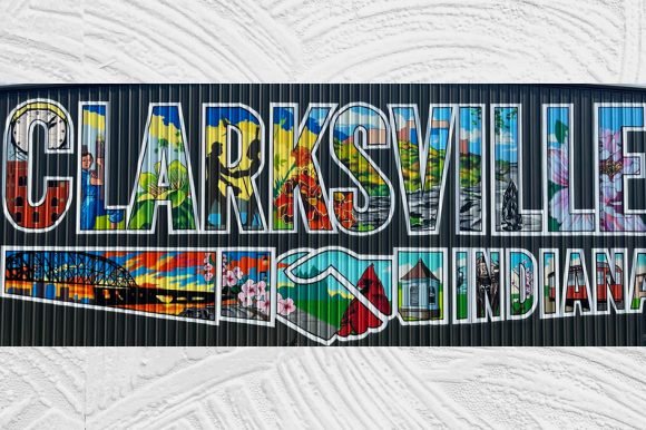 Clarksville Celebrating Completion of New Mural with Ribbon-Cutting