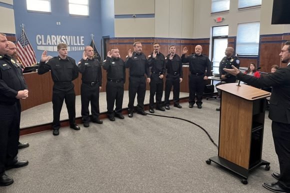 Clarksville Welcomes Seven New Firefighters