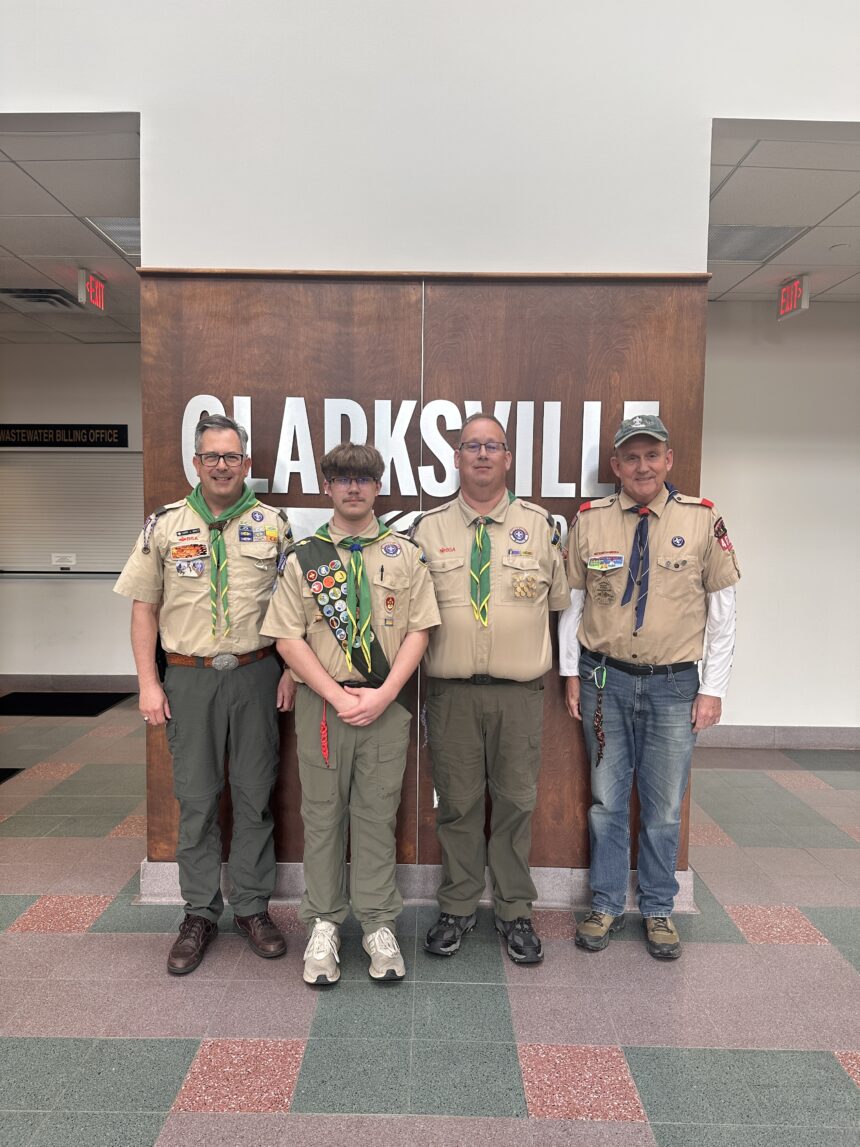 From Cub Scout to Eagle: Ryan Bucy Honors Clarksville’s First Responders