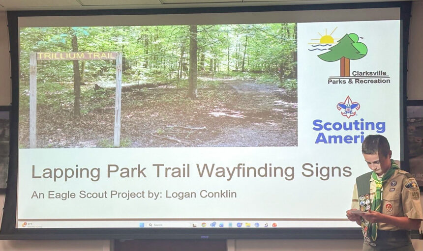 Eagle Scout Project Will Improve Trail Safety and Wayfinding at Lapping Park
